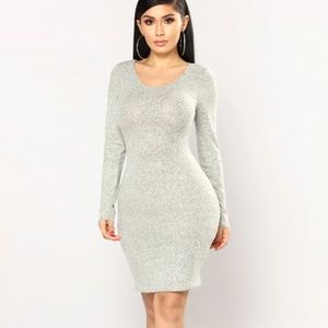 Fashion Nova Soft Long Sleeve Dress